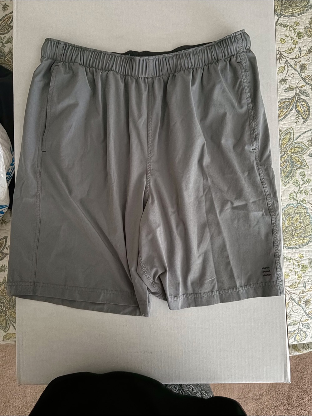 Free Fly Apparel Men's Gray Performance Athletic Shorts